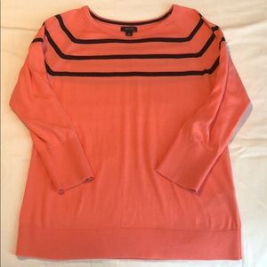Nautical Lightweight mid-sleeve sweater, Sz. Large
